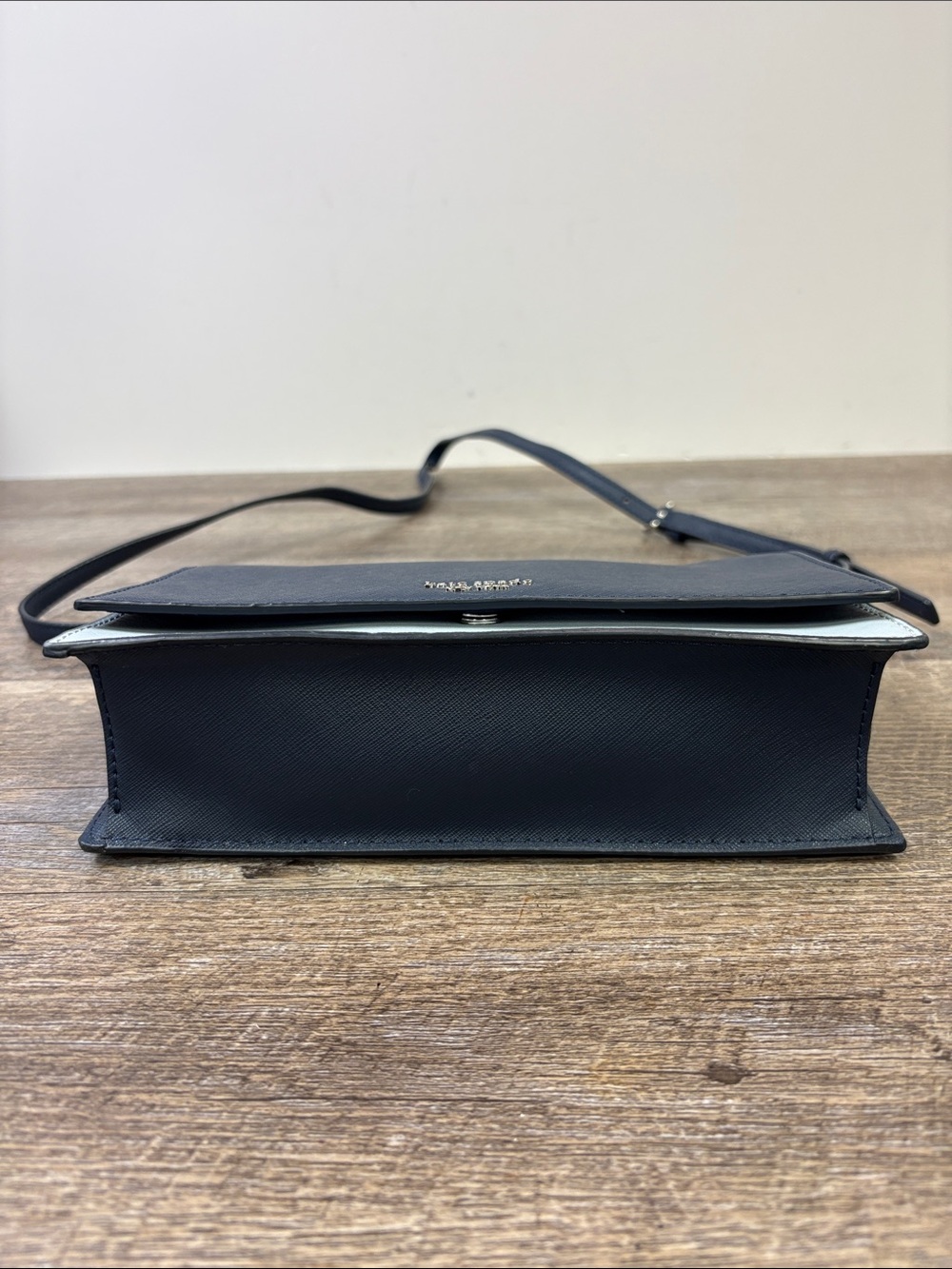 Kate Spade New York Navy Blue Colorblock Chain Crossbody Shoulder Bag - Picture 6 of 15